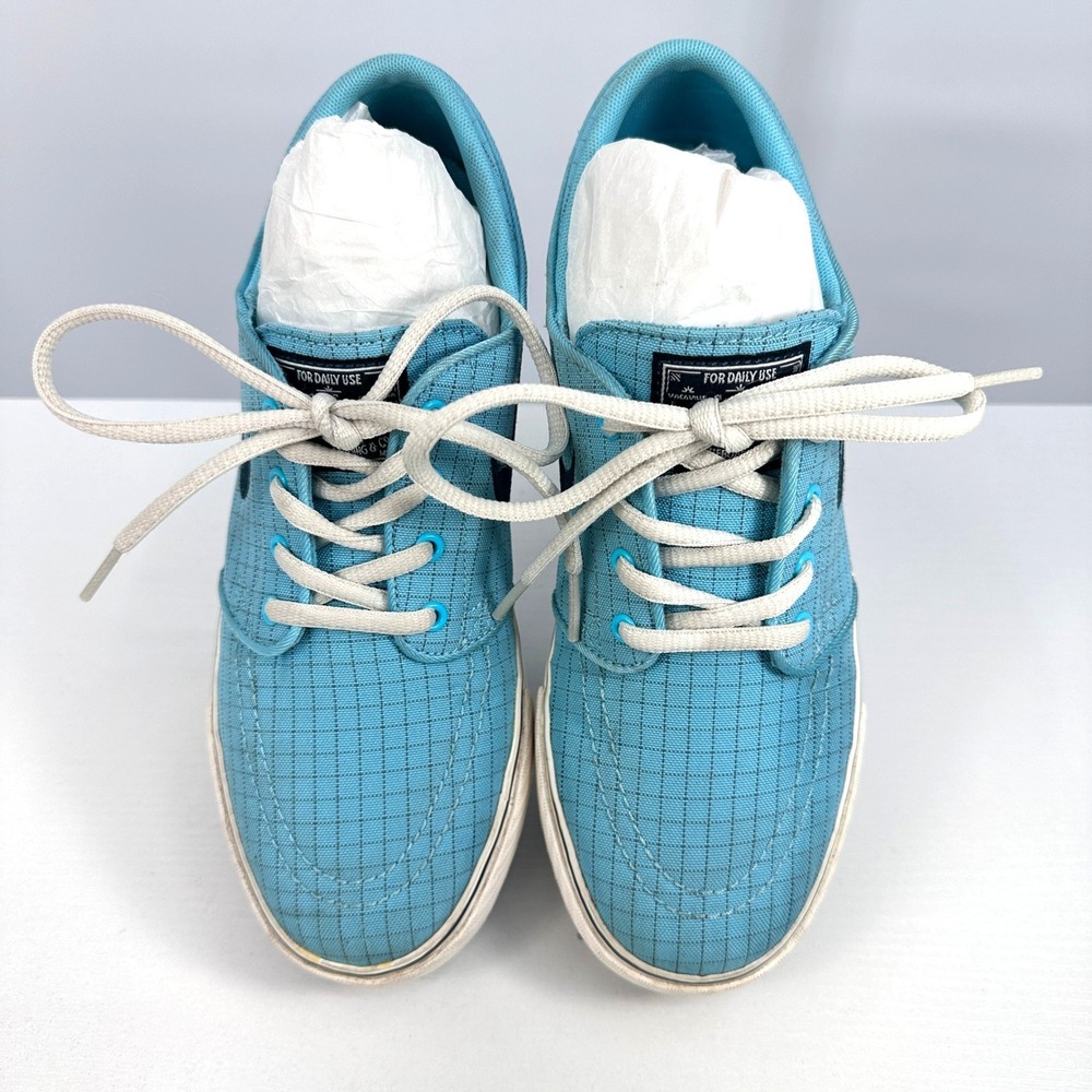 Nike SB Stefan Janoski Blue Ripstop Canvas Skate Shoes Youth 5Y Womens 6.5